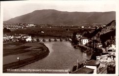 CPA Behobie Basses Pyrenees Le Pont International 