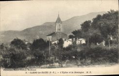 CPA Cambo les Bains B P L'Eglise et la Montagne 
