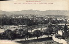 CPA Les Basses Pyrenees Pau Vallee du Gave Pont du Chemin de Fer D'Olonon 