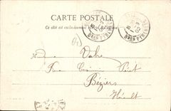 CPA Biarritz Le Roches de la Vierge la Roche Percee 