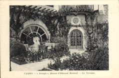 CPA Cambo Arnaga Maison d'Edmond Rostand La Terrasse 