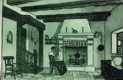 CPA Au Pays Basque Interieur D'Apres une Aquarelle de Jacques le Tanneur 