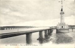 CPA Bayonne Vue a la Barre vers le Boucau 
