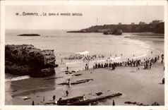 CPA Biarritz Le Bain a Maree Basse 