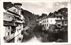 CPA St Jean Pied de Port Les bords de la Nive 