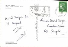 CPSM SAINT-RAPHAEL la plage