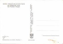 CPSM la CORNICHE d'OR les rochers rouges