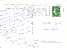 CPSM BANDOL plage du Lido