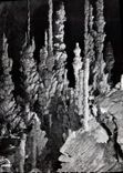 CPSM AVEN d'ORGNAC stalagmites de la salle supérieure
