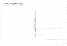 CPSM BEAUCAIRE le château