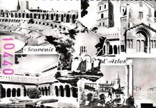CPSM ARLES sur RHONE en souvenir