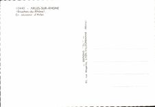 CPSM ARLES sur RHONE en souvenir