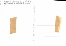 CPSM Massif de l'Aigoual cascade et passerelle de l'Orgon