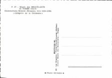 CPSM musée des beaux arts de Nimes Giambattista Moroni Allégorie de la calomnie