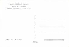 CPSM NISSAN ENSERUNE musée de l'Oppidum lampes romaines