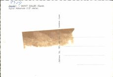 CPM Saint Gilles Eglise Abbatiale
