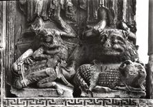 CPM Saint Gilles Eglise Abbatiale Lion