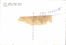 CPM Saint Gilles Facade De I'Eglise