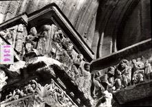 CPM Saint Gilles Eglise Abbatiale lavement des pieds