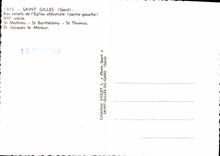 CPM Saint Gilles Bas Reliefs De I'Eglise Abbatiale