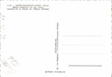 CPM Saint Gilles Du Gard Eglise Abbatiale Statues