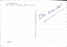 CPM Le Vigan Interieur De I'Eglise St Pierre Renovee