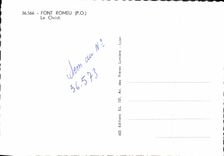 CPM Font Romeu Le Christ