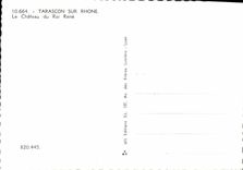 CPM Tarascon Le Chateau Du Roy Rene