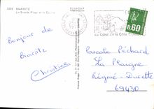 CPM Biarritz La Grande Plage Et Le Casino