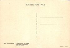CPM N Poussin l'inspiration du poète