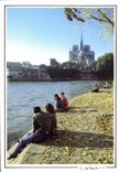 CPM Paris Notre Dame Atout Coeur Les Pieds Dans I'eau