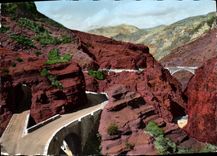 CPM Gorges De Daluis Le Passage d'un tunnel et la Pont du Saut