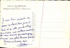 CPM Paris Et Ses Merveille Basilique du Sacre Coeur a Montmartre