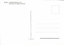 CPM Coustouges Interieur de l'Eglise Romane l'Abside