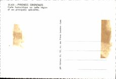 CPM Pyrenees Orientales Carte Humoristique sur cette region et ses principales specialités
