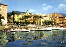 CPM Ajaccio Le Quai de Plaisance l'Hotel de Ville