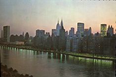 CPM New York City View From The Queensbore Bridge Looking Acros