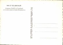 CPM Paris Et Ses Merveilles Avenues Hoche Et Friedland