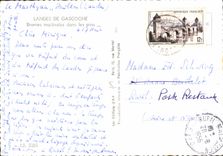 CPM Landes De Gascogne Brumes Matinales Dans Les Pins