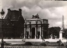 CPM Paris En Flanant L'Arc De Triomphe Du Carrousel