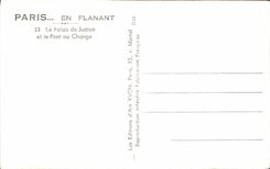 CPA Paris En Flanant Le Palais De Justice
