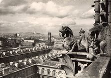CPM Paris Et Ses Merveilles Chimeres De La Cathedrale