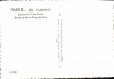 CPM Paris Et Flanant Cathedrale Notre Dame Statue