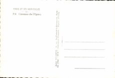 CPSM Paris Et Ses Merveilles L'avenue De I'Opera