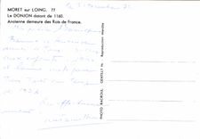 CPSM Moret Sur Loing Le Donjon Datant De 1160