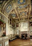 CPSM Fontainebleau Et Ses Merveilles Le Salon De Saint Louis Au Fond Sur La cheminée