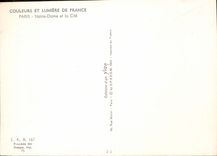 CPSM Couleurs Et Lumire De France Paris Notre Dame Et La Cite