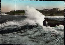 CPSM Biarritz Le Cap Saint Martin Par Grosse Mer