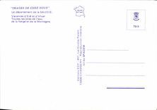 CPSM Le Department De La Savoie Vacances D'Ete Et D'Hiver