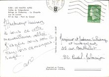 CPSM Les Hautes Alpes Vallee Du Valgaudemor Refuge Du Gioberney La Chapelle